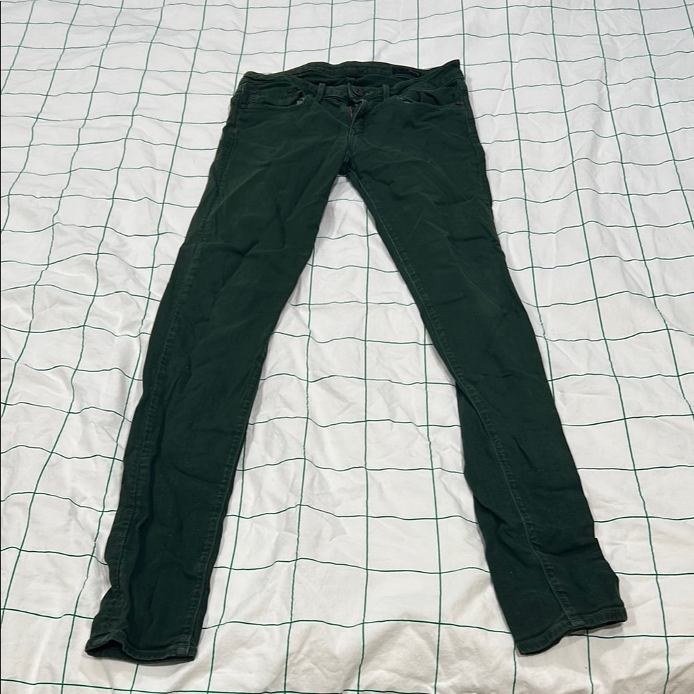 Women's Skinny Jeans in Green